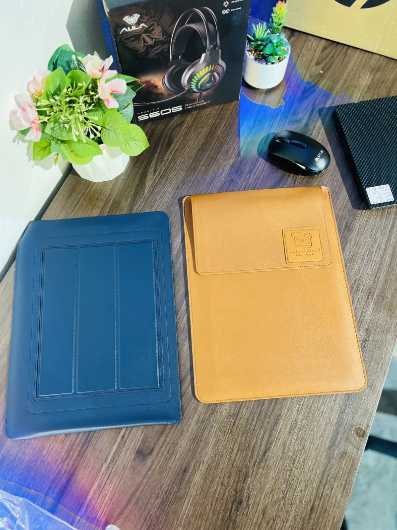 📱 SAC ORDINATEUR PORTABLE EN CUIR SOUARE STORE 3 EN 1🔥